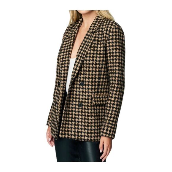 Blank NYC Book Club Blazer in Houndstooth Size S - Picture 2 of 8